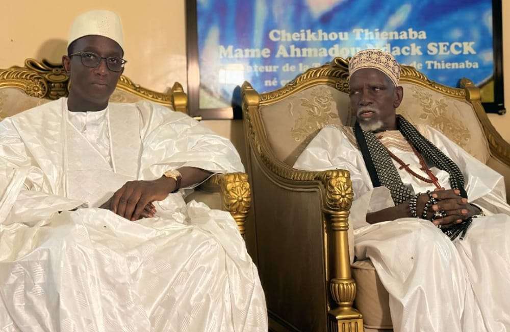 Thiénaba : Amadou Bâ sollicite les prières du khalife et magnifie le ...